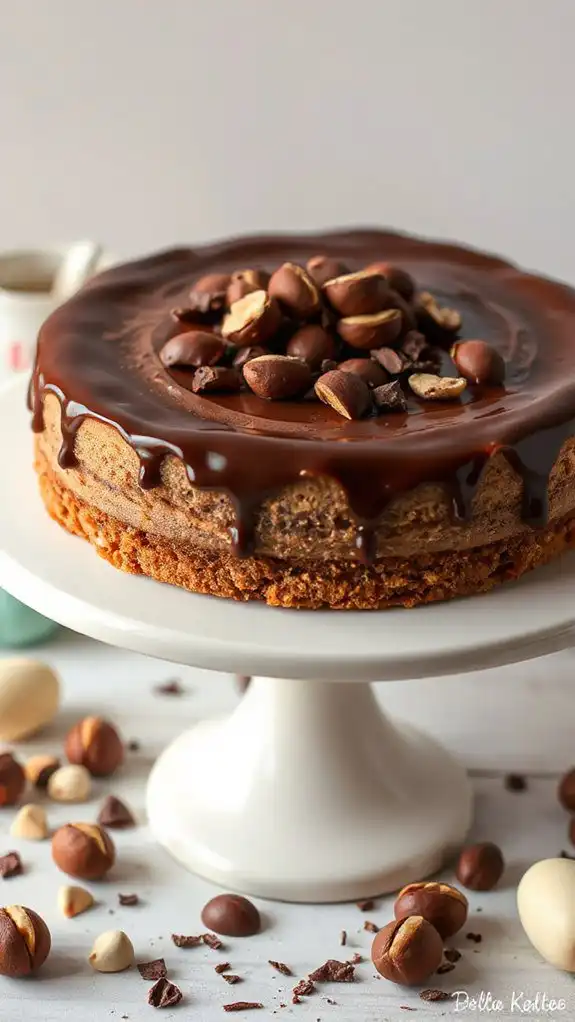 nutella cheesecake without baking
