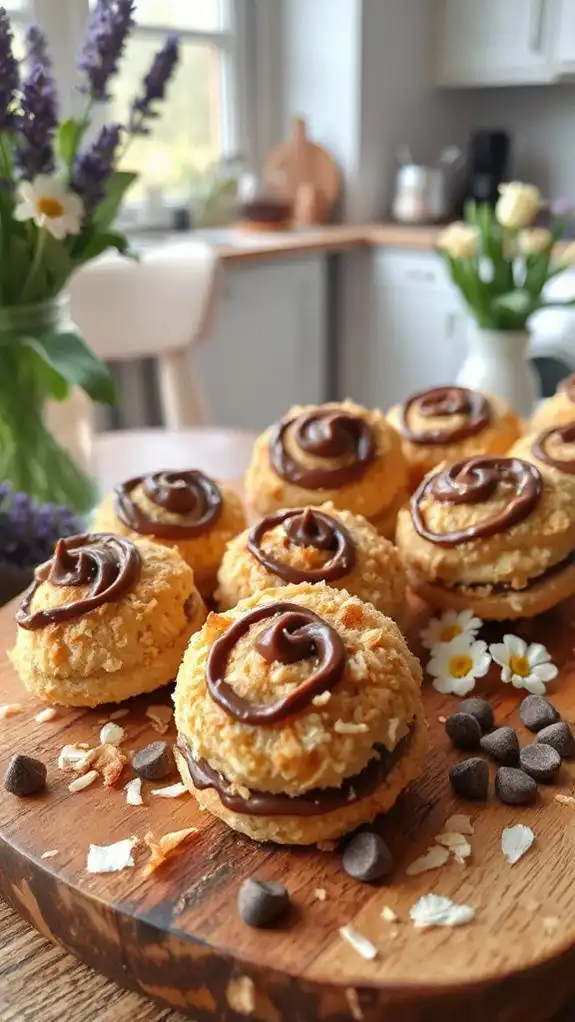 nutella infused coconut treats