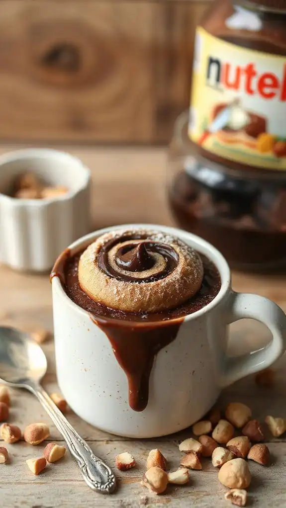 nutella mug cake recipe nutella mug cake recipe