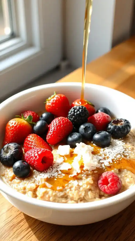nutritious berry oatmeal breakfast nutritious berry oatmeal breakfast