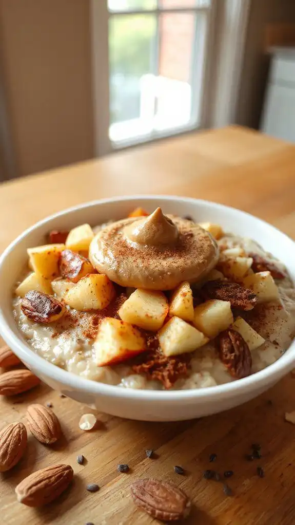 nutritious breakfast with oats