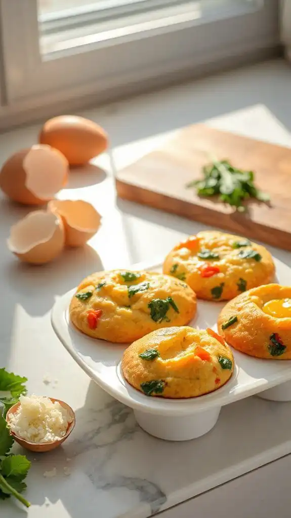 nutritious egg breakfast muffins