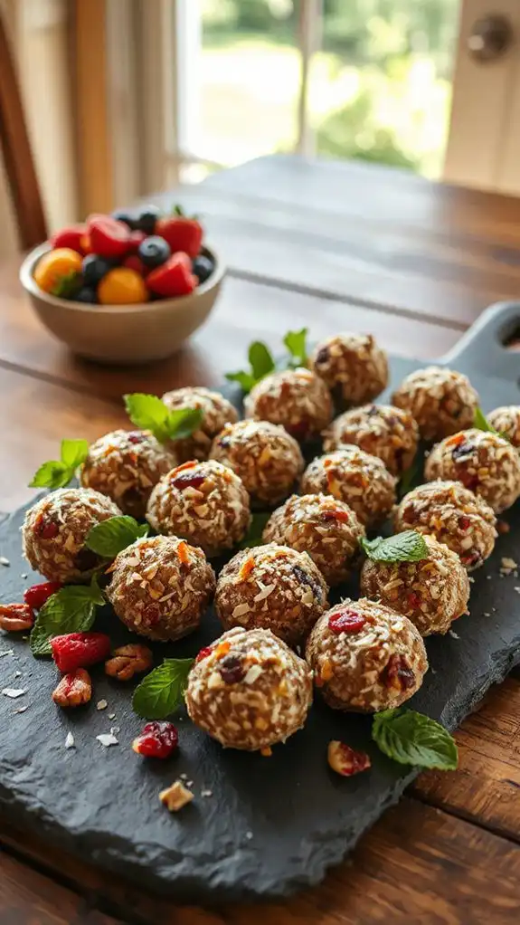 nutritious fruit energy snacks