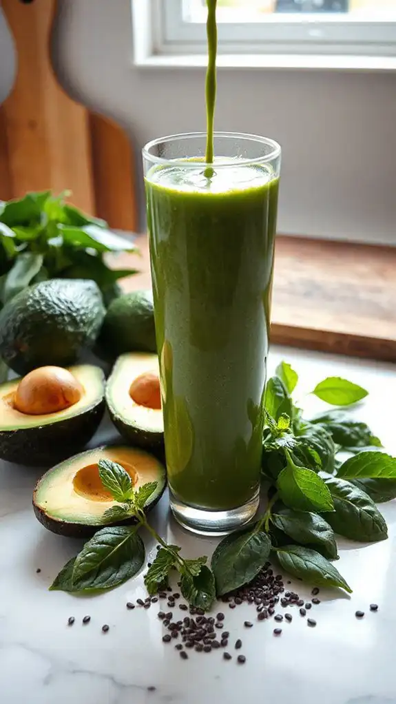 nutritious green smoothie blend