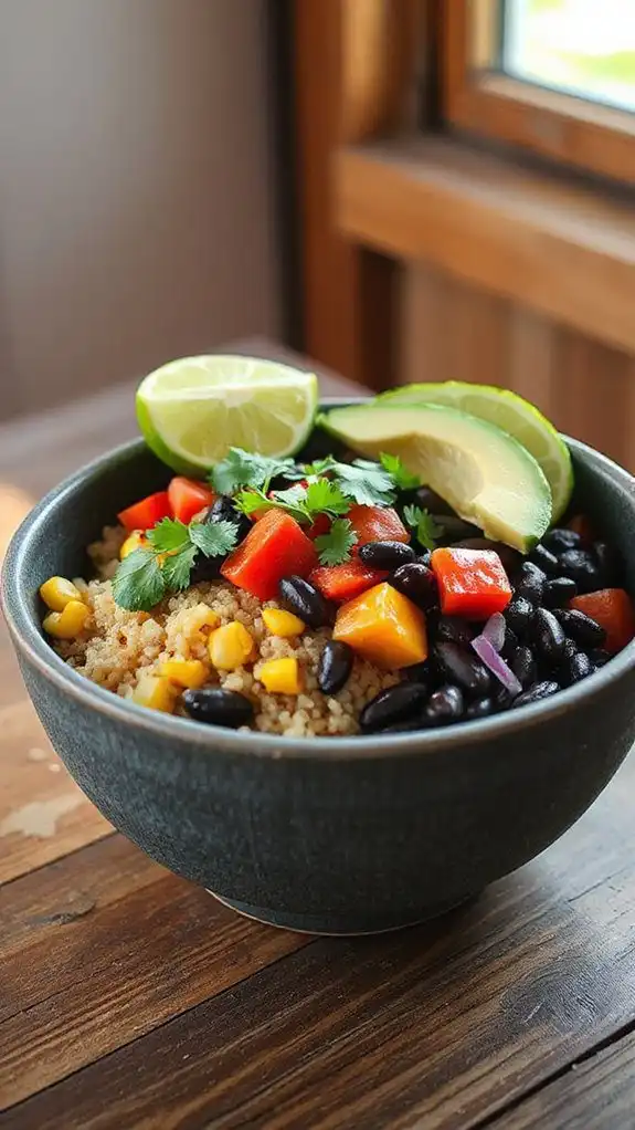nutritious quinoa bean dish nutritious quinoa bean dish