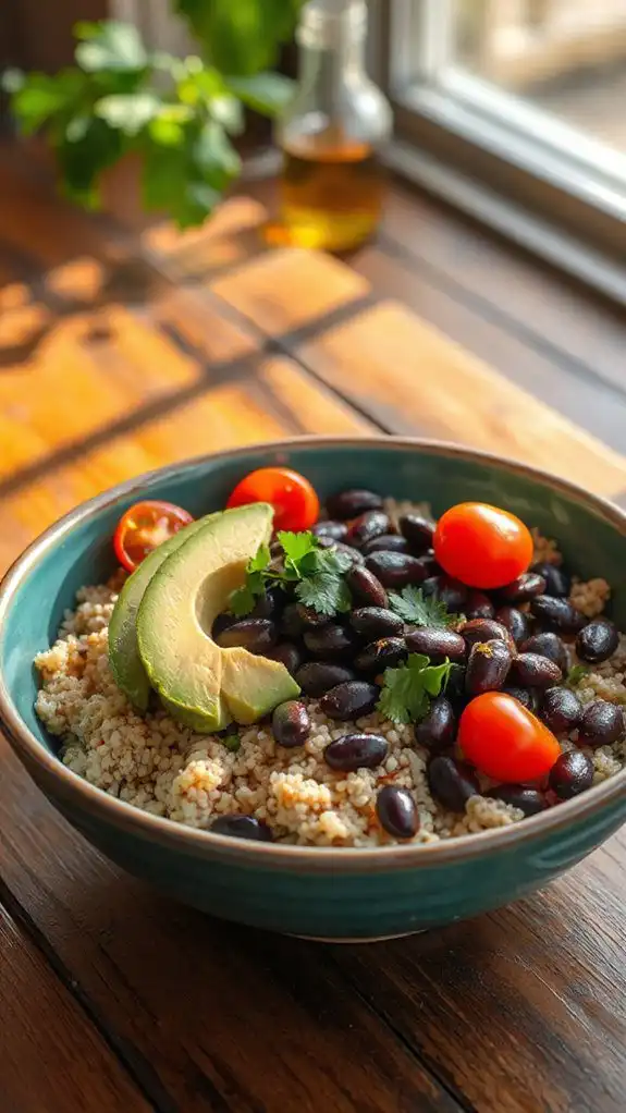 nutritious quinoa black bean dish nutritious quinoa black bean dish