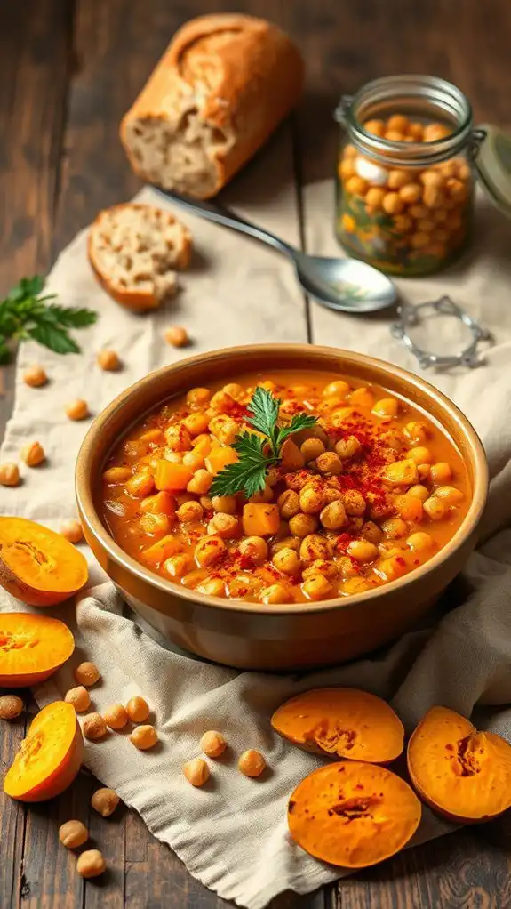nutritious stew with chickpeas
