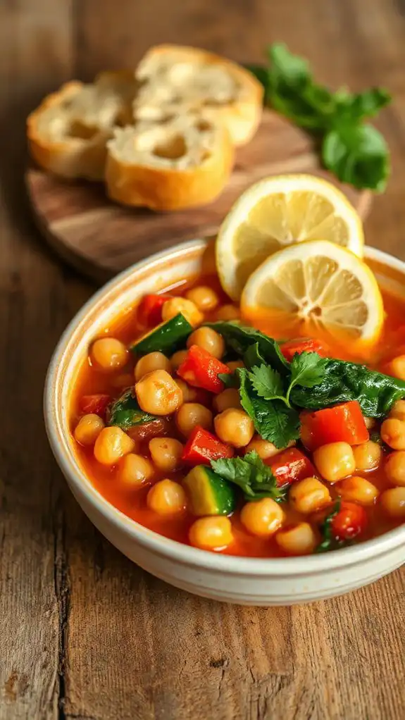 nutritious vegan chickpea stew