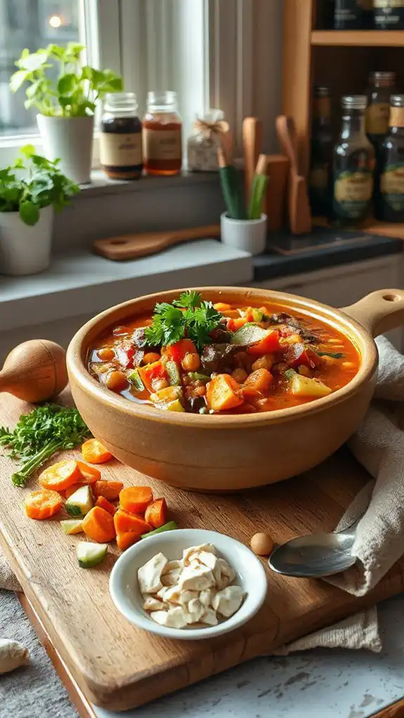 nutritious vegetable chickpea stew