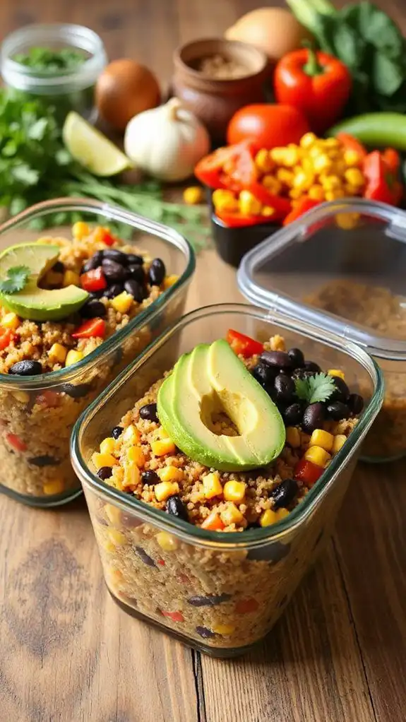 nutritious vegetarian quinoa bowls