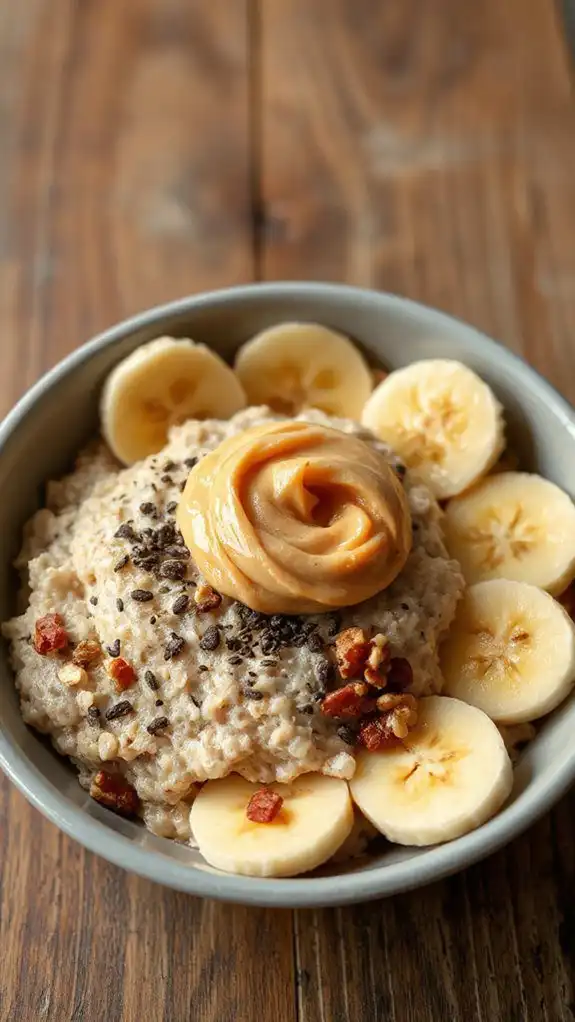 nutty banana oatmeal delight