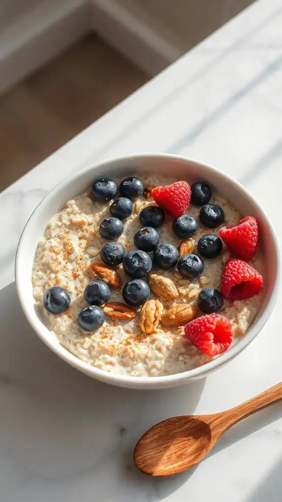 nutty berry oatmeal mix