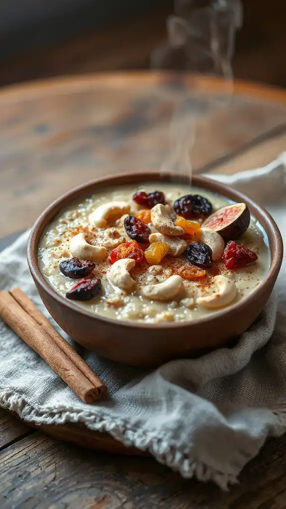 nutty dried fruit porridge nutty dried fruit porridge