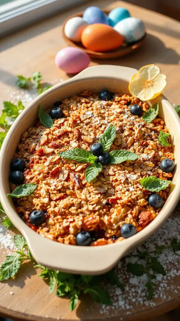 nutty granola breakfast bake nutty granola breakfast bake
