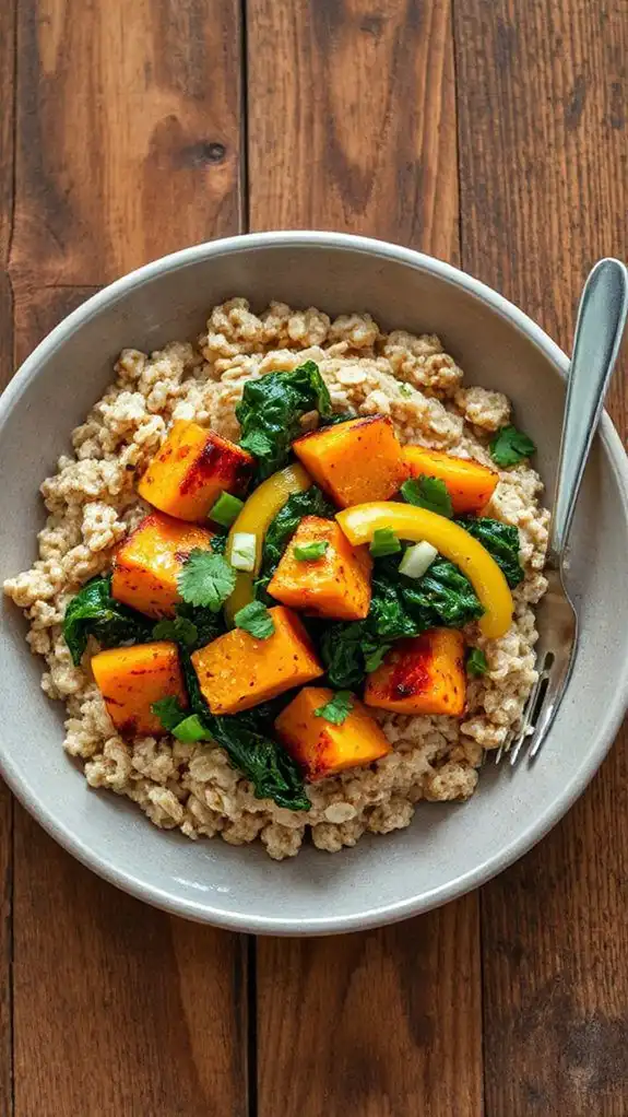 oat and sweet potato dish
