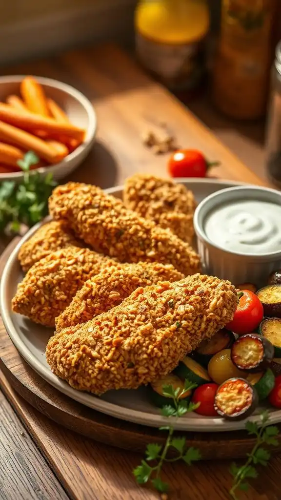 oat crusted chicken recipe
