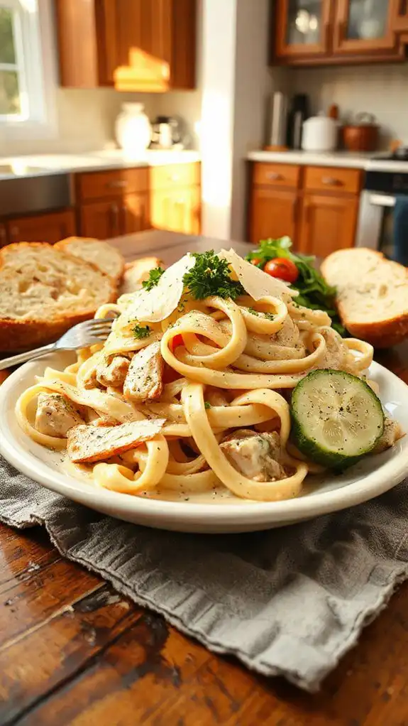one pan chicken alfredo recipe