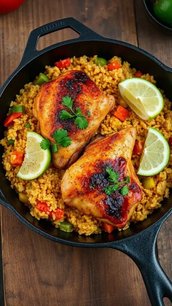 one pan mexican chicken dish