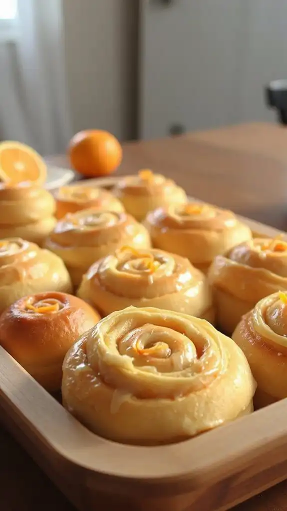 orange cream cheese rolls