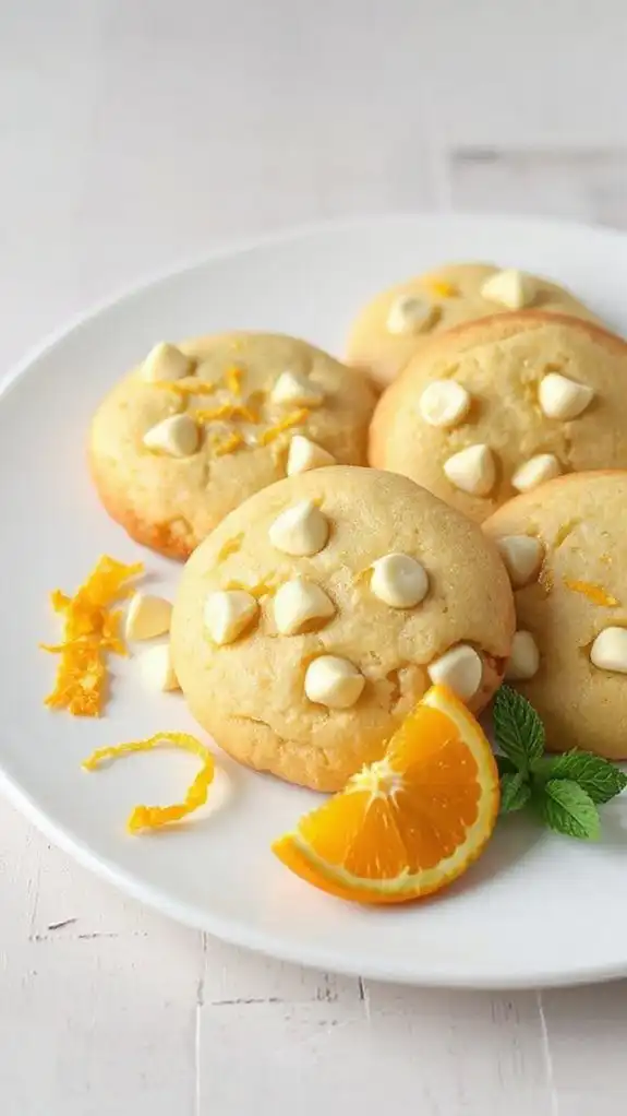 orange flavored pudding cookies