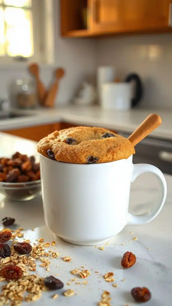 oven baked oatmeal raisin dessert