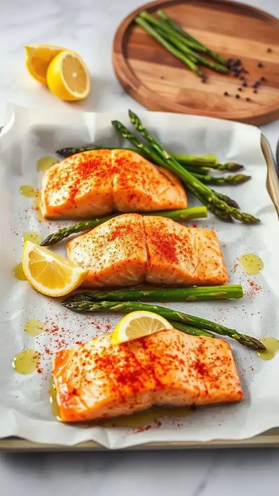 oven baked salmon and asparagus oven baked salmon and asparagus