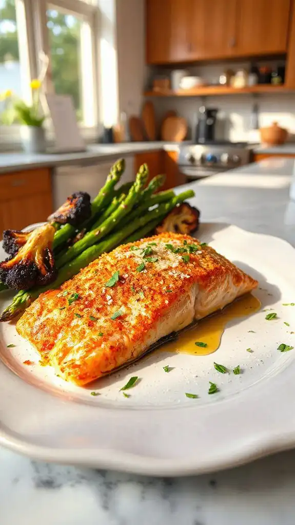 parmesan salmon crust recipe