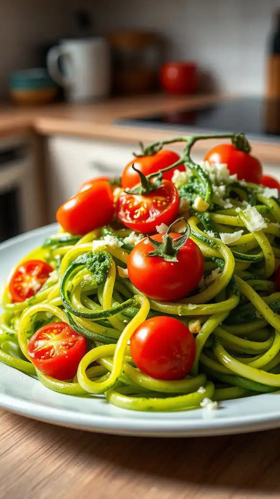 pasta alternative with pesto