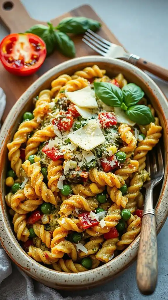pasta bake with vegetables