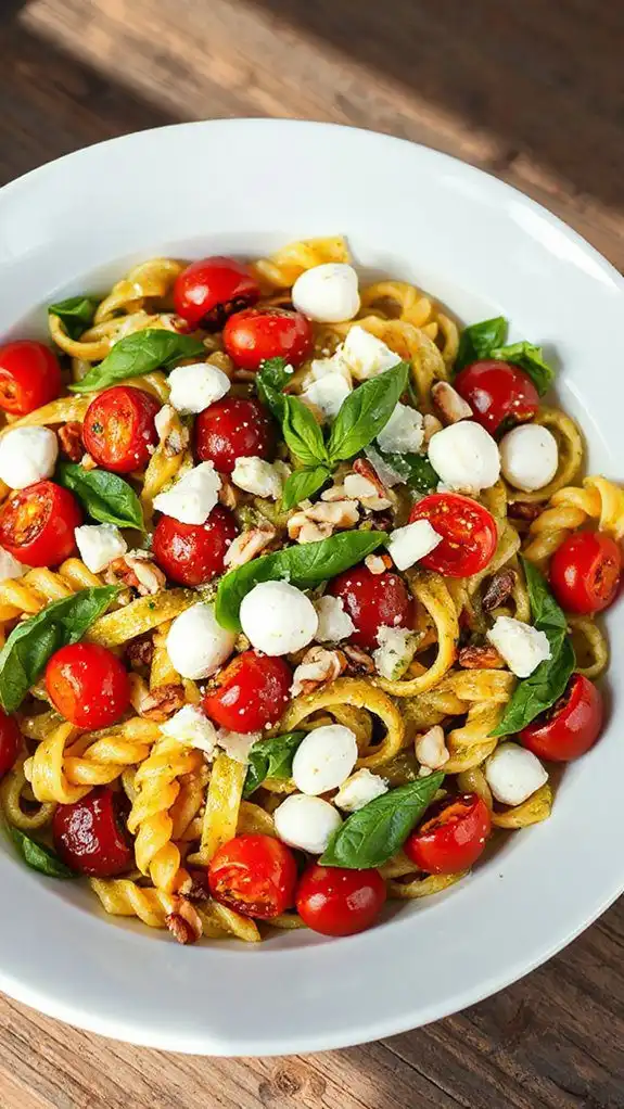 pasta salad with pesto
