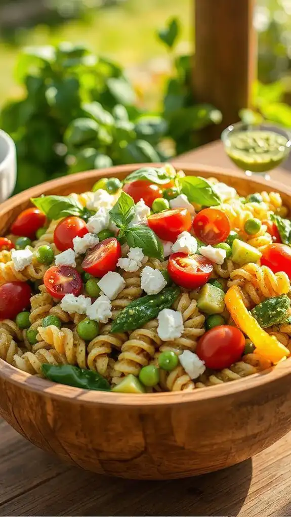 pasta salad with veggies pasta salad with veggies
