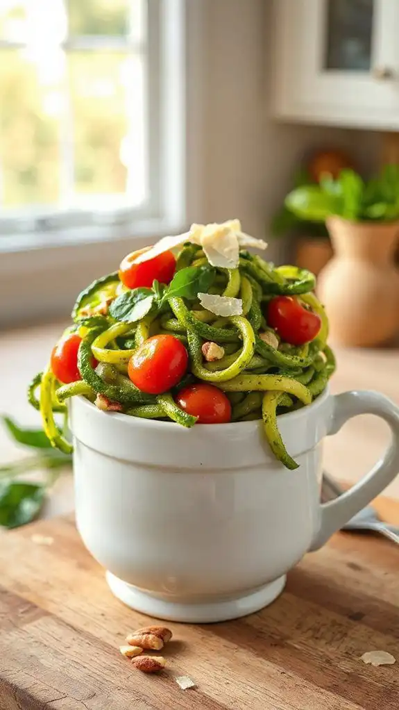 pasta style zucchini dish