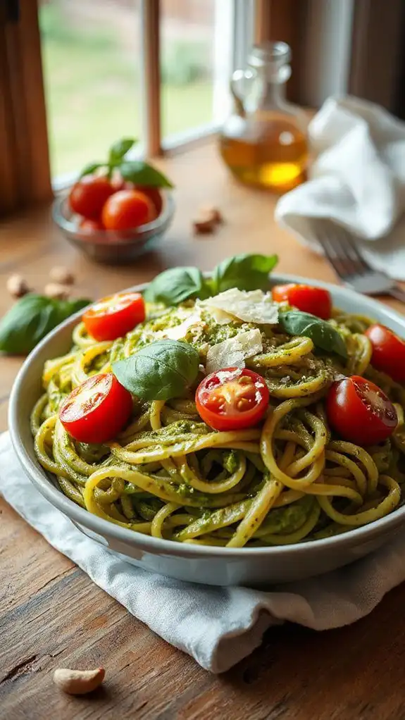 pasta with cherry tomatoes