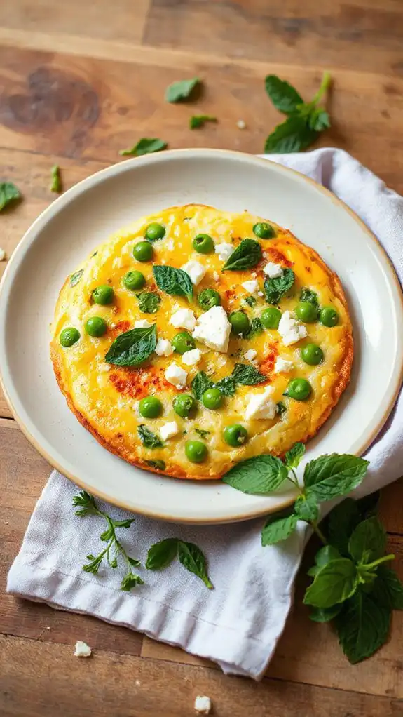 pea and mint dish