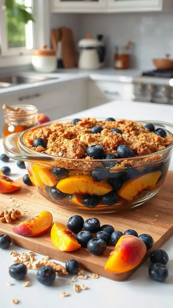 peach blueberry dessert delight peach blueberry dessert delight
