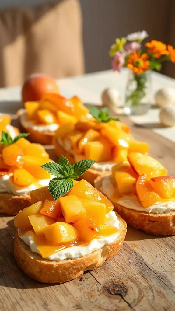 peach cream cheese appetizer