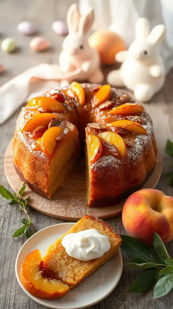 peachy almond cake recipe
