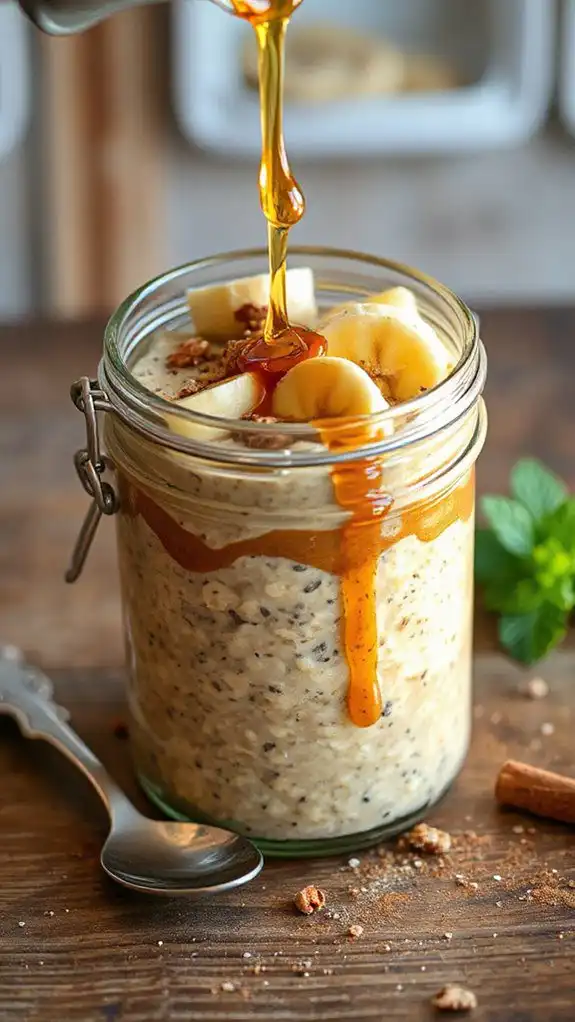 peanut butter banana oats