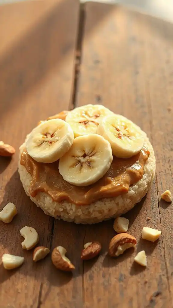 peanut butter banana snack