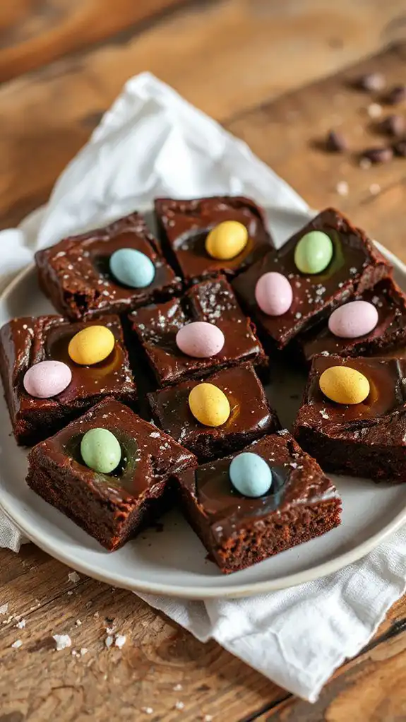 peanut butter egg brownies