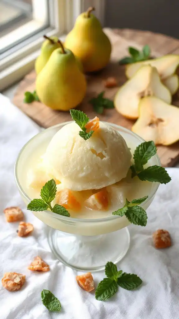 pear and ginger dessert