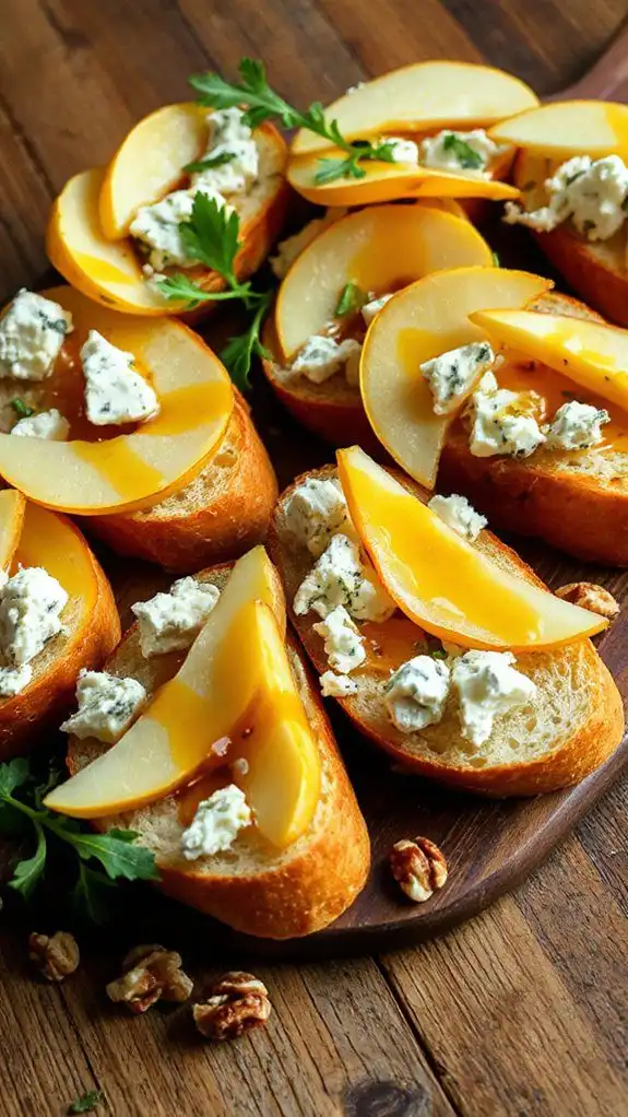 pear gorgonzola honey drizzle pear gorgonzola honey drizzle