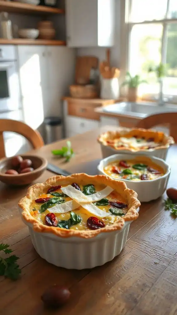personalized baked egg dish