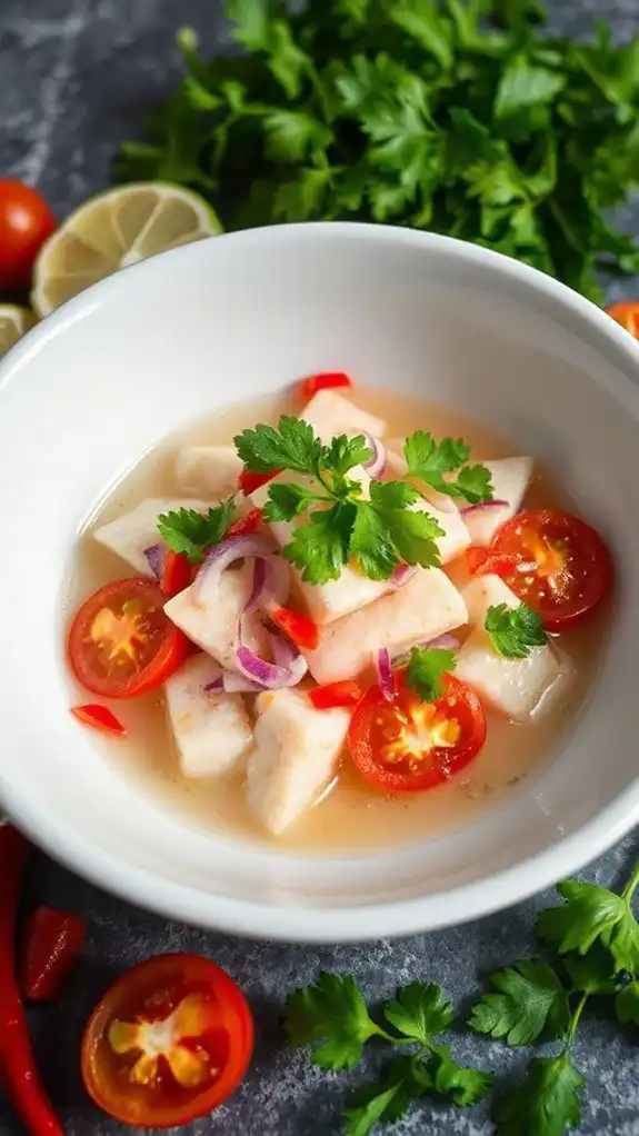 peruvian style microwave ceviche