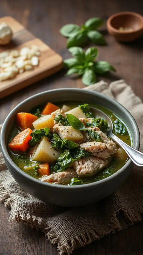 pesto infused chicken soup recipe pesto infused chicken soup recipe