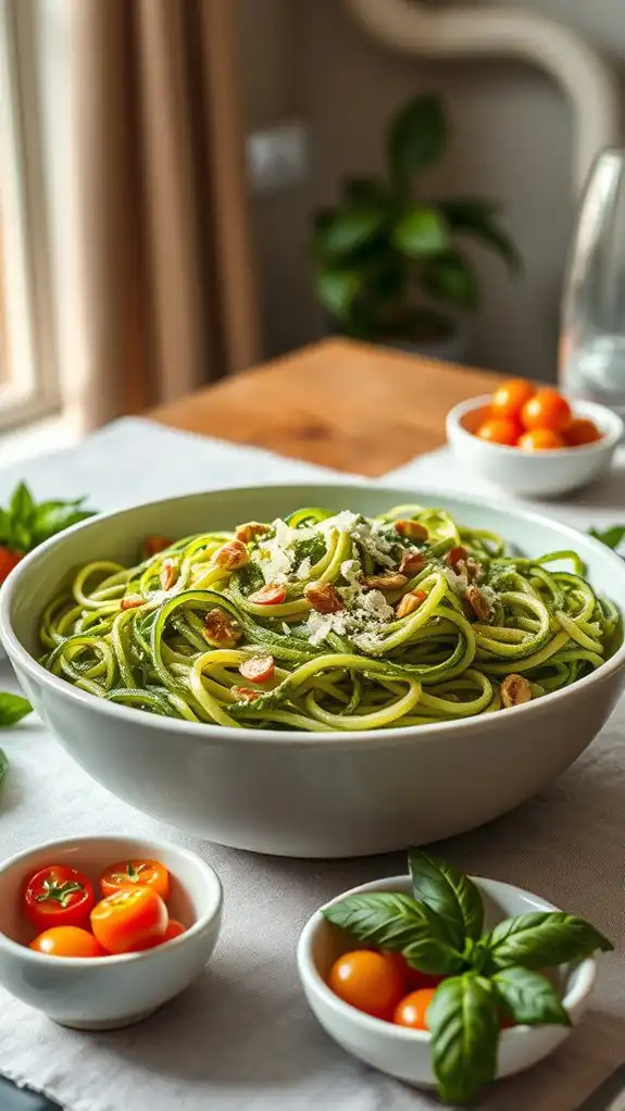pesto zucchini noodle recipe pesto zucchini noodle recipe