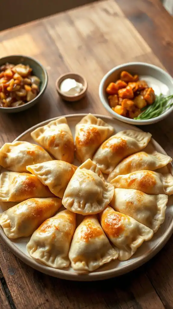 pierogi cooked in microwave