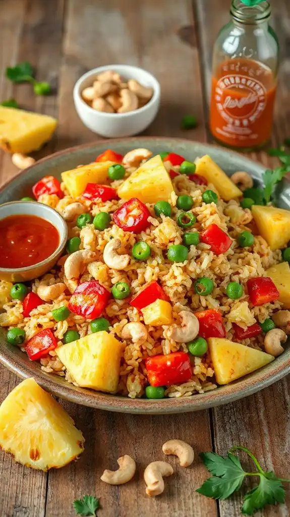 pineapple cashew fried rice pineapple cashew fried rice