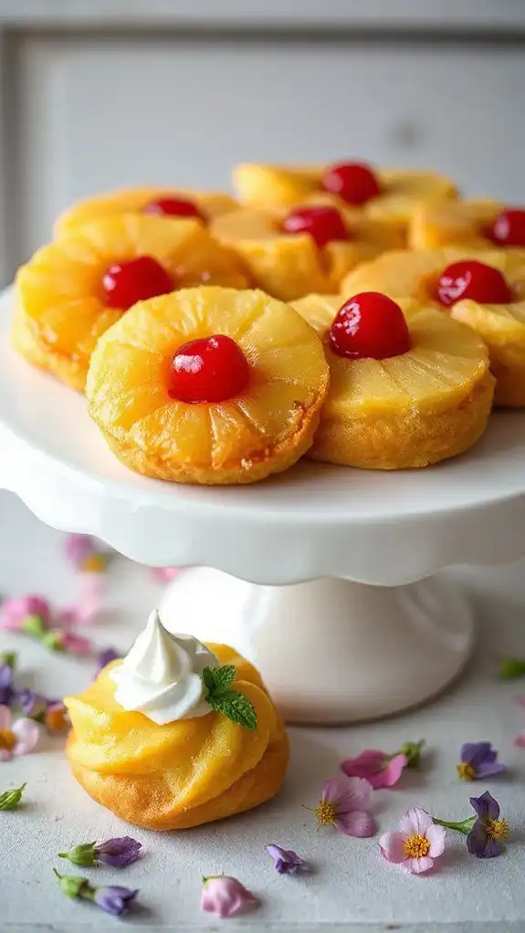 pineapple choux pastry dessert pineapple choux pastry dessert