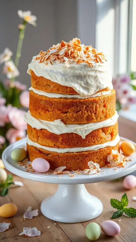 pineapple coconut carrot cake